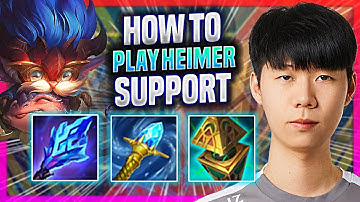 LEARN HOW TO PLAY HEIMERDINGER SUPPORT LIKE A PRO! - KT Lehends Plays Heimer Support vs Thresh!