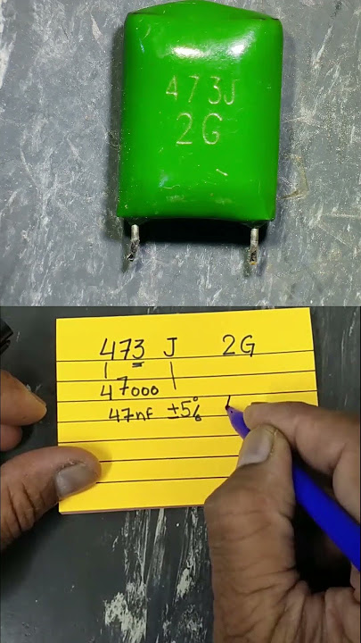 #ceramic #PolyesterFilmCapacitor #markingCode #shorts
