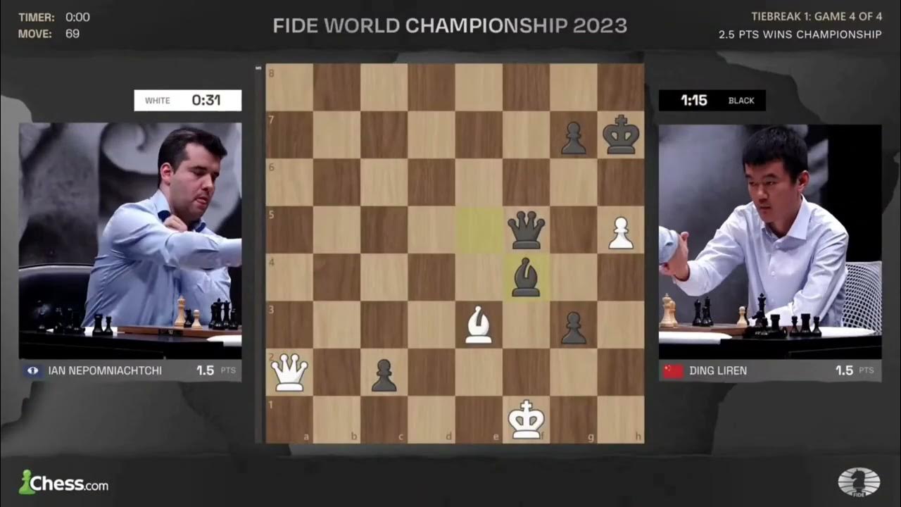 Ding Liren went how long before losing A CHESS GAME?! #chess