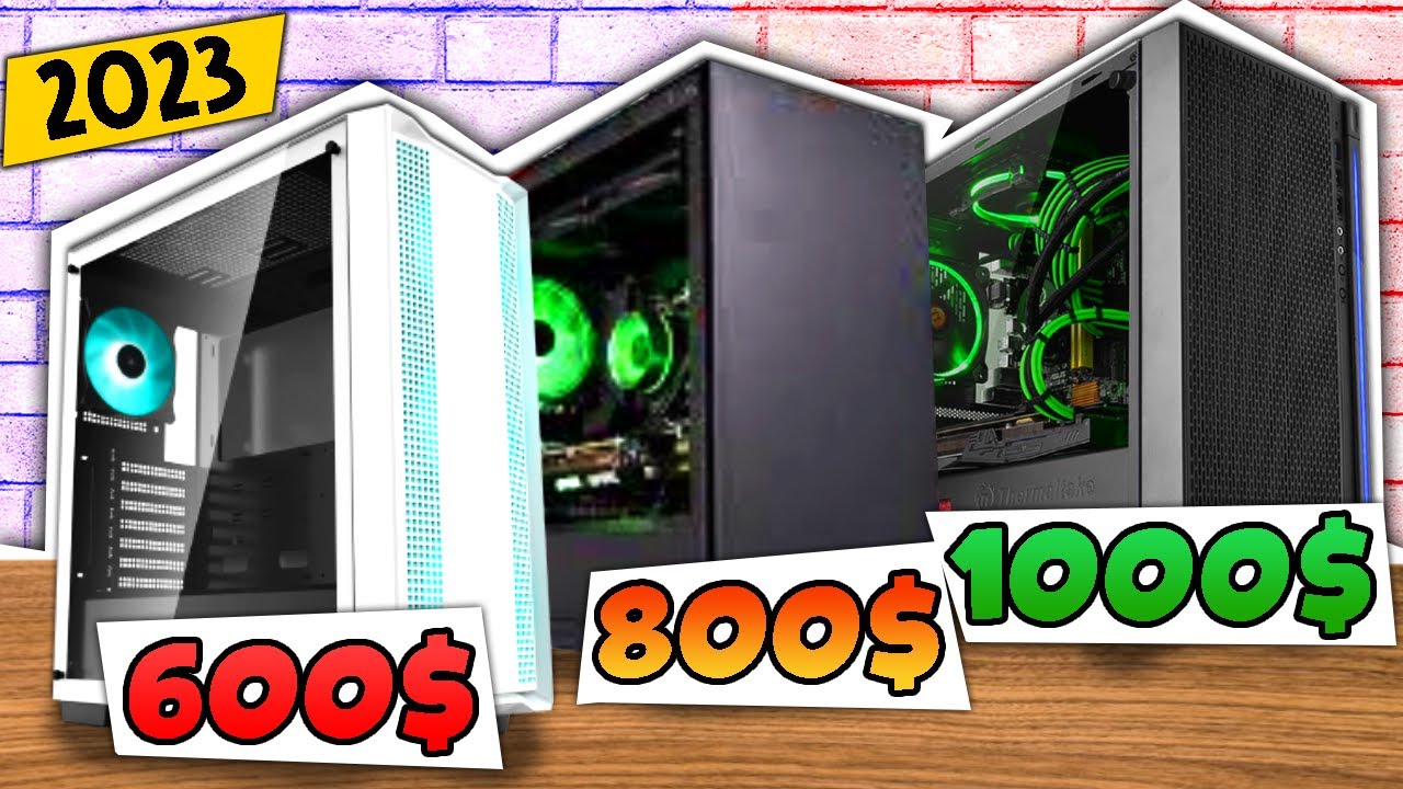 TOP 5 : PC GAMER PAS CHER JANVIER (Config à 600€, 800€, 1000