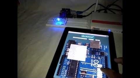 Control Arduino Wirelessly With iPhone iPad iPod Using iArduino App