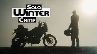 Riding Into The Winter Wilderness | Solo Motorcycle Camping