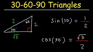 30-60-90 Triangles - Special Right Triangle Trigonometry