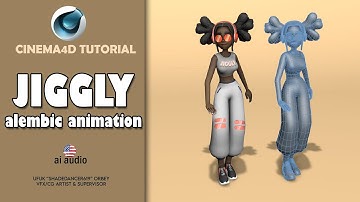 Cinema 4D Tutorial - Jiggle Deformer in Alembic Animations