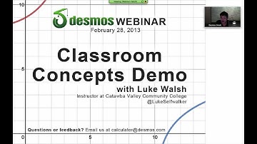 DesmosLIVE: Classroom Concepts