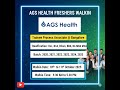 AGS Health Freshers Walkin   Trainee Process Associate   Bangalore   Freshers Jobs and Walkins