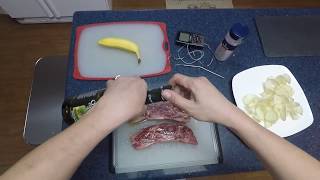 Мясо на гриле и соляном камне Мясо на гриле и соляном камне