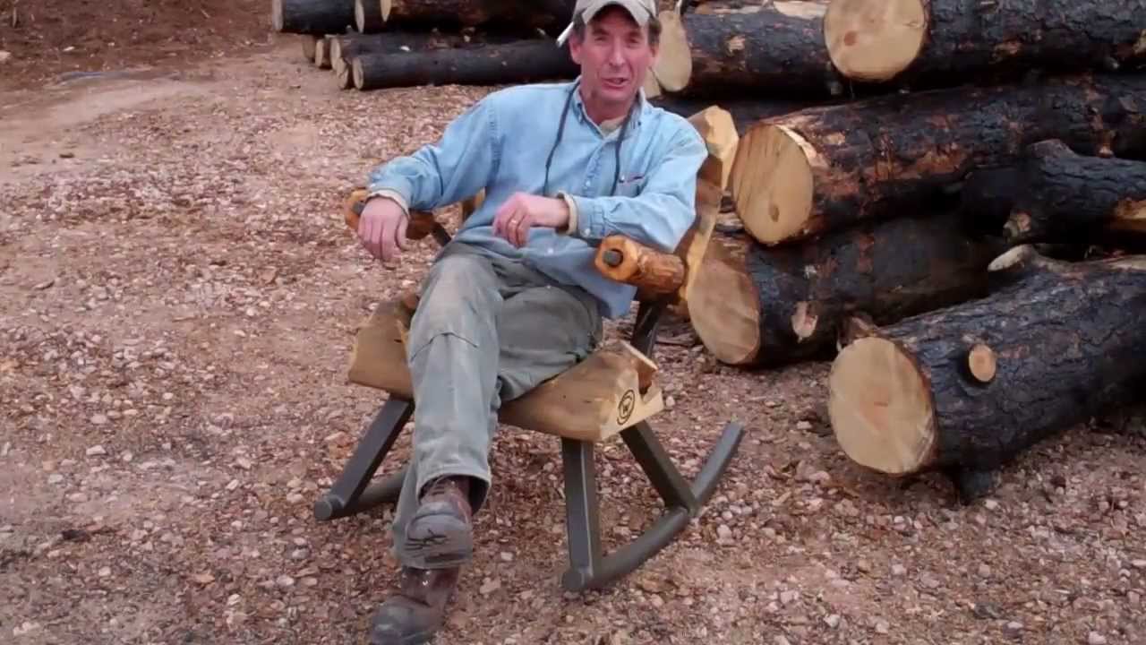 Making More Modern Rustic Log Furniture by Mitchell Dillman - YouTube