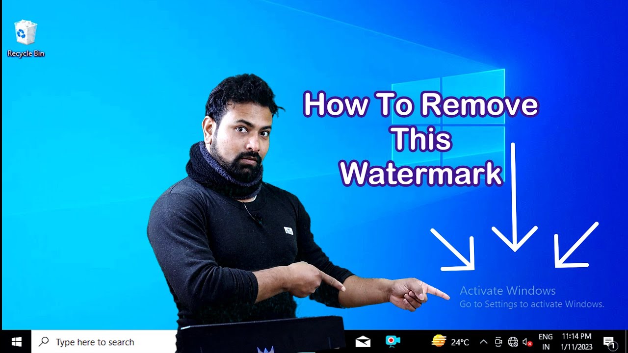 How To Remove Active Windows Watermark || Remove Activate Windows ...