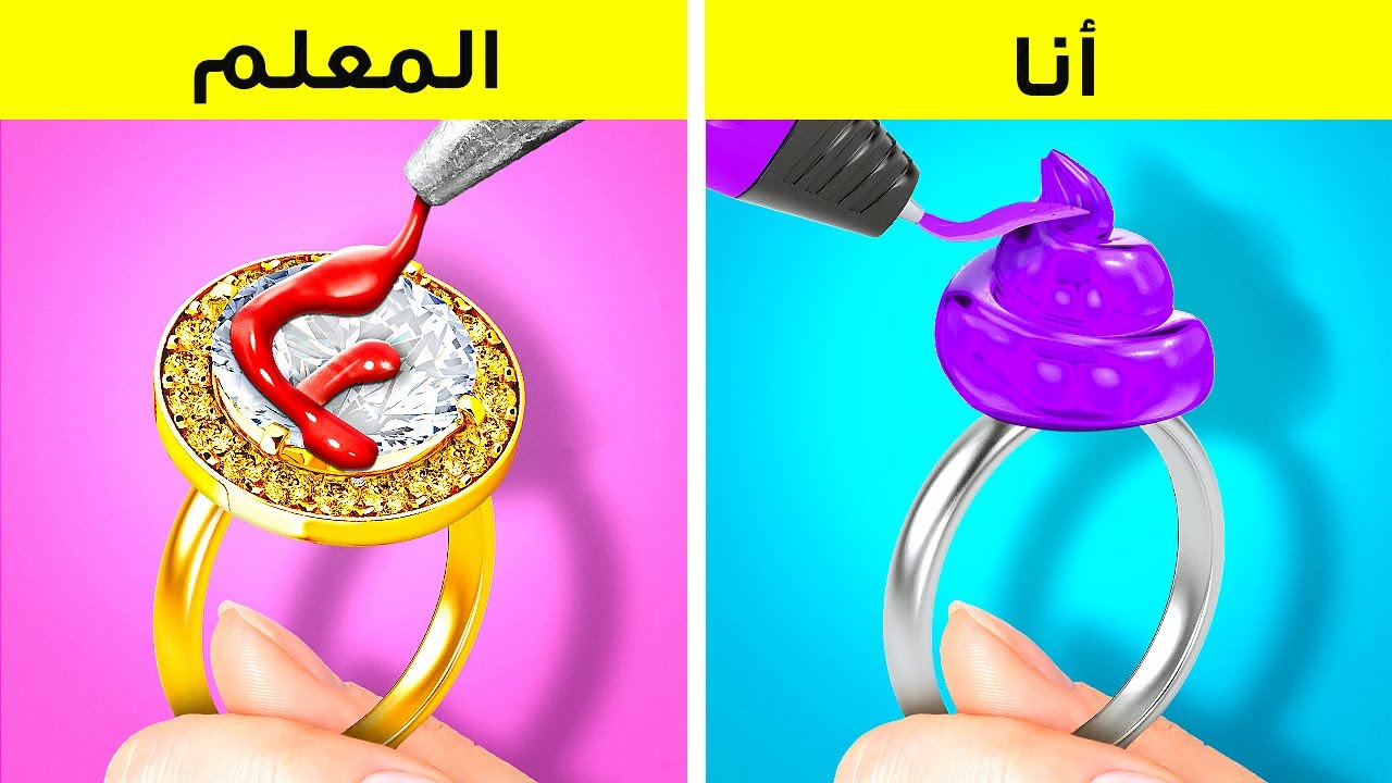 حيل مدرسية مذهلة بنفسك 🏫✏️ أعمال يدوية سهلة للمدرسة ومواقف مضحكة من 123 GO!