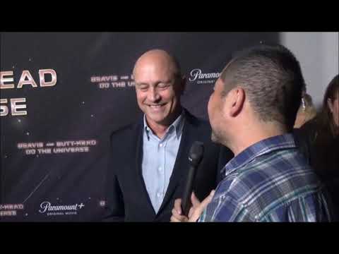 Mike Judge Red Carpet Interview for Beavis and Butt-Head Do the Universe