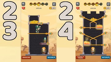 How to Loot - Pin Pull & Hero Rescue Level 23 & 24