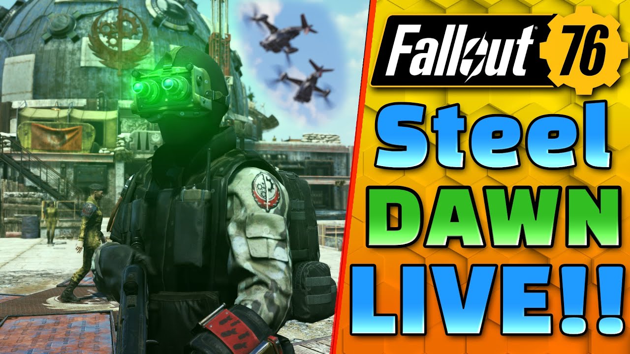 MASSIVE NEW UPDATE! FREE STEEL DAWN FALLOUT 76 1440P 60 FPS