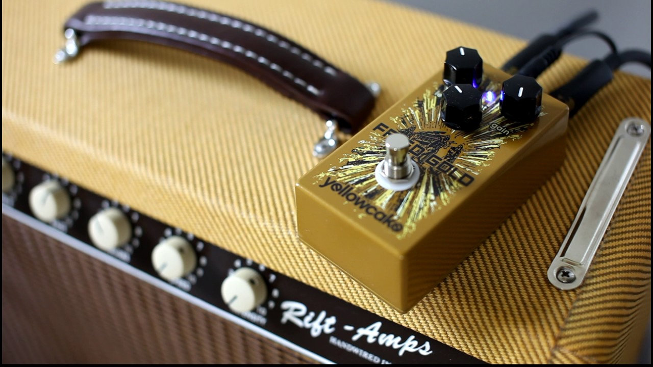 Yellowcake Pedals 'Fried Gold' Overdrive Pedal Demo
