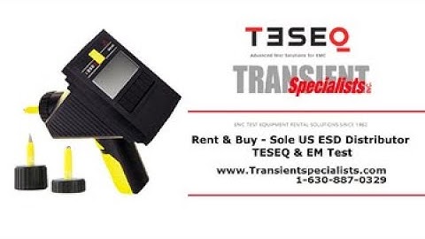 Teseq (Schaffner) NSG 435 ESD Simulator  - Video Guide & Overview