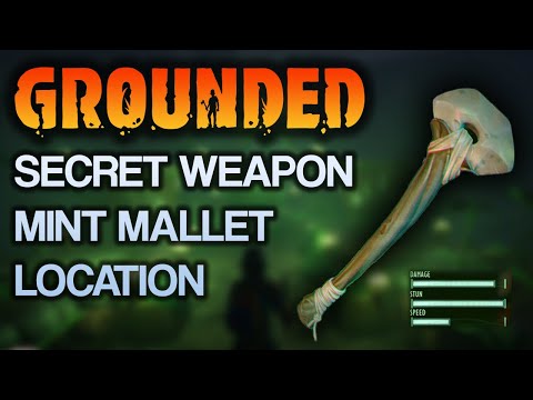 Grounded | How to find secret weapon Mint Mallet with Location | Level 3 Weapon.