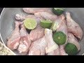 How to clean and season chicken Haitian style