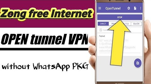 Zong Free Internet new vpn 2022|open tunnel new file today