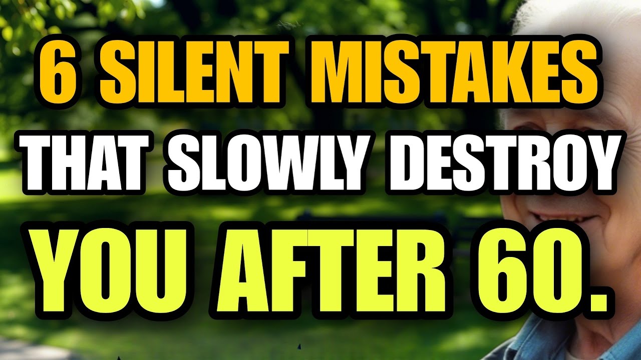 Destroy Slowly Example 6 Silent Mistakes That Slowly Destroy You After 60 - YouTube