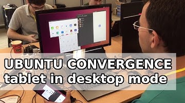 Ubuntu convergence: tablet in desktop mode