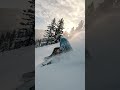 GoPro | Sunrise Powder on a Sit Ski 🎬 Trevor Kennison #Shorts