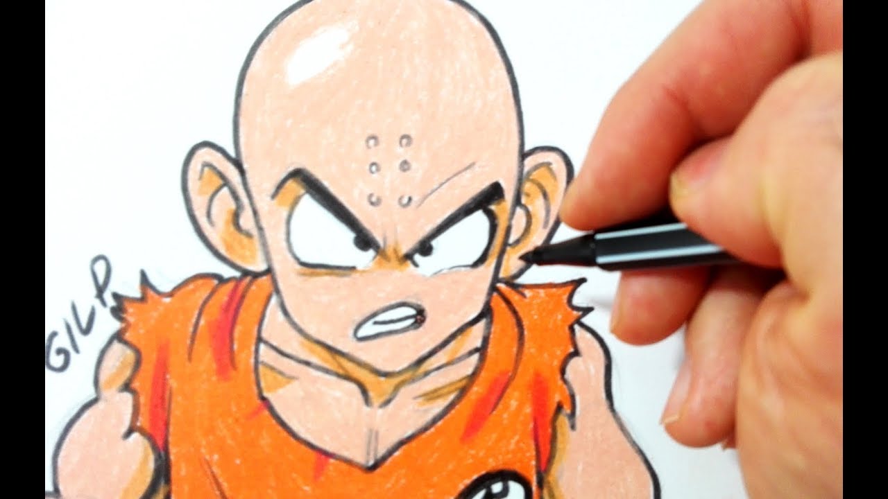 Come Disegnare Crilin Di Dragon Ball Z Youtube