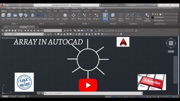 AutoCAD - how to create ARRAY in AUTOCAD | learn autocad free