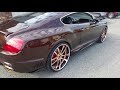 Custom Bentley Gt on gold 24s  aka The Gooch