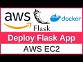 How to Deploy a Flask App with Docker & DockerHub on a Virtual Machine (AWS EC2) (2025)