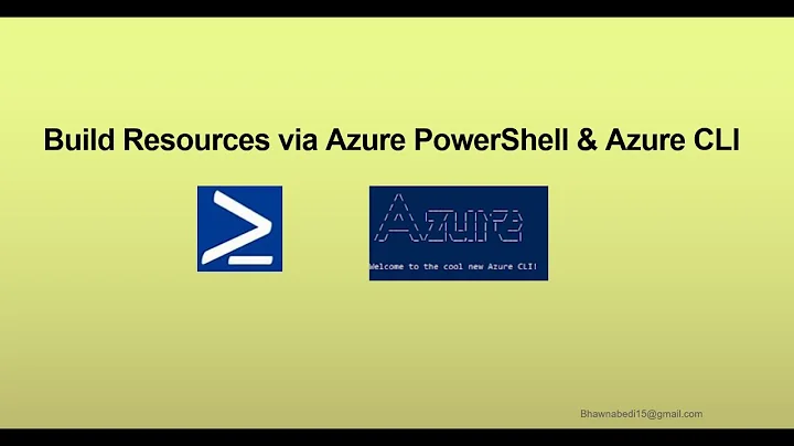 Create Resources Using Azure CLI and PowerShell
