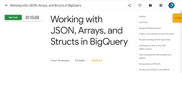 Working with JSON, Arrays, and Structs in BigQuery
