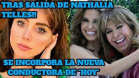 Andrea escalona nueva conductora de "hoy" de televisa