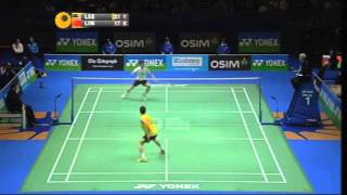 F  Lee Chong Wei vs Lin Dan  All England 2011