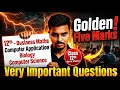12th BIOLOGY / COMPUTER SCIENCE / BUSINESS MATHS / COMPUTER APPLICATION GOLDEN FIVE MARKS IMPORTANT