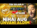 AUG İLE 5.000 KİLL ALIP NİHAİ ÜNVAN ALDIK! (OYUNUN EN İYİ ÜNVANI) PUBG Mobile