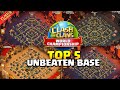 TOP 5 UNBEATEN WORLD CHAMPIONSHIP BASES | NEW TH17 WAR BASE | BEST TH17 CWL BASE | Clash of Clans 