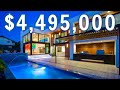 Inside A $4,495,000 3 Story MODERN TROPICAL MANSION | Luxury Mansion Tour