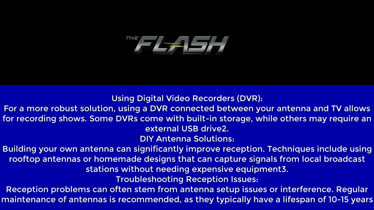 All flash programs of TV receptions