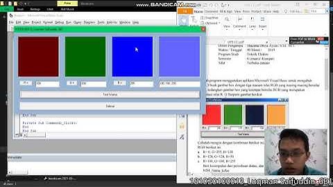 Kombinasi Warna RGB Pengolahan Citra _ Visual Basic
