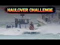 Insane Guy and his Dog Trying the Haulover Challenge in Rough Waves!!