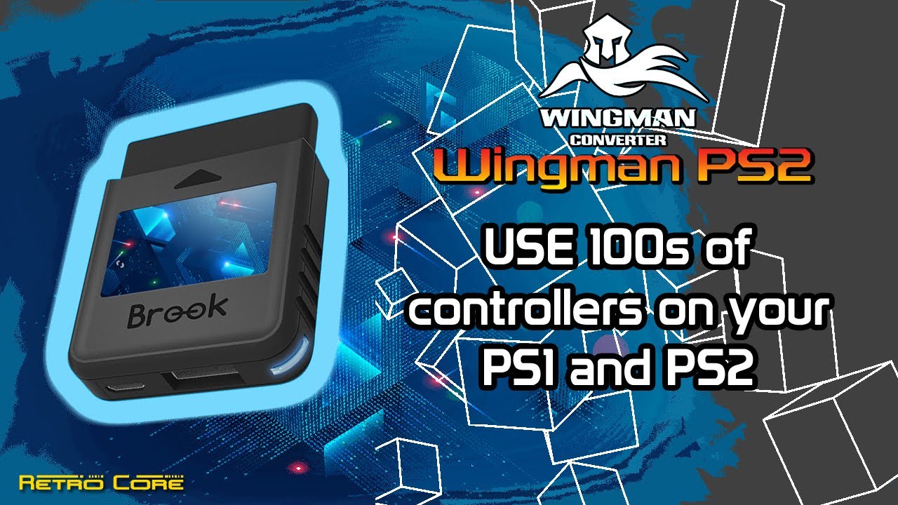 Brook Wingman PS2 - Use hundreds of controllers on your PS1