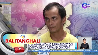 Rider na sinita dahil walang helmet, nahulihan din ng sumpak | BT Rider na sinita dahil walang helmet, nahulihan din ng sumpak | BT
