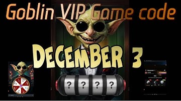 Golden Mine Game daily VIP code. December 3