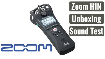 Zoom H1N Unboxing and Sound Test
