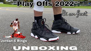 UNBOXING Jordan 6 Rings “Playoff’s” 2022/ and on feet