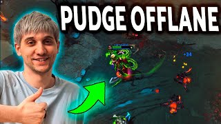 Arteezy tries Pudge Offlane