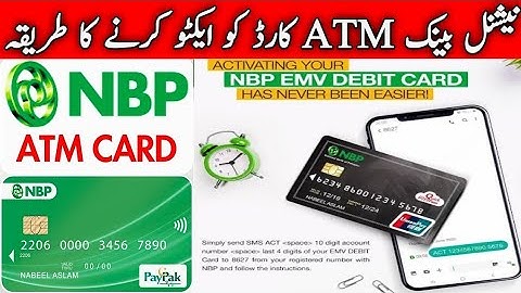 Hoe activeer ik mijn NBP ATM-kaart? | Activering van de NBP-kaart via de app | NATIONAL BANK OF P...