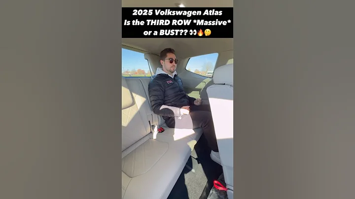 Check Out the Surprisingly Large Third Row in the 2025 VW Atlas!
