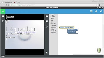 Puck.js Bluetooth with Graphical Editor