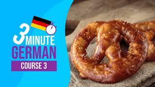 🇩🇪 3 Minute German - Course 3